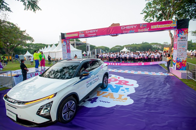 Ada Chery Di Jakarta Color Run Festival 