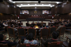 Sidang Putusan Sengketa Pilpres 2024