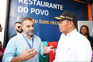 Felipe Veirera, Manajer Restaurante Do Povo Herbert de Souza menjelaskan pada Menko PMK. (Dok. PMK)